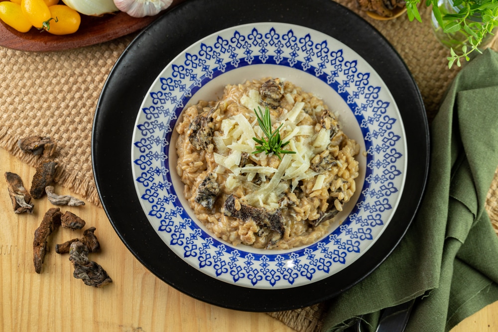 Prânzul de duminică Risotto cu Funghi Secchi este prea bun