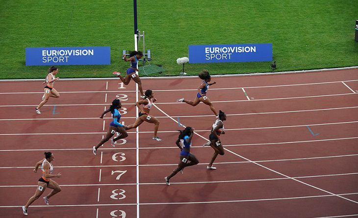 Britanicul Daryll Neita a câștigat cursa de 100 m în meciul dintre sportivii europeni și americani de la Minsk