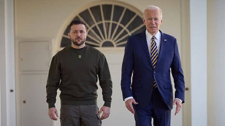 Biden l-a invitat pe Zelensky să viziteze Casa Albă