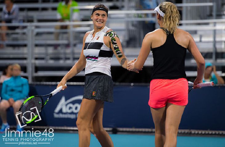 Sabalenka a ajuns în semifinalele turneului de dublu de la Miami