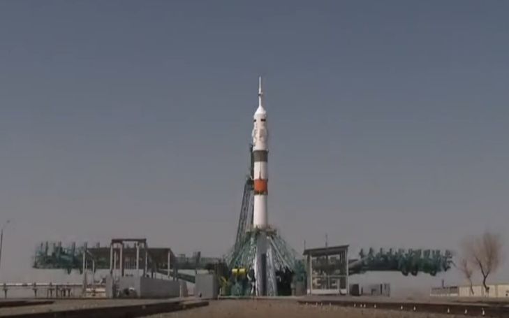 Nava Gagarin a fost lansată din Cosmodromul Baikonur