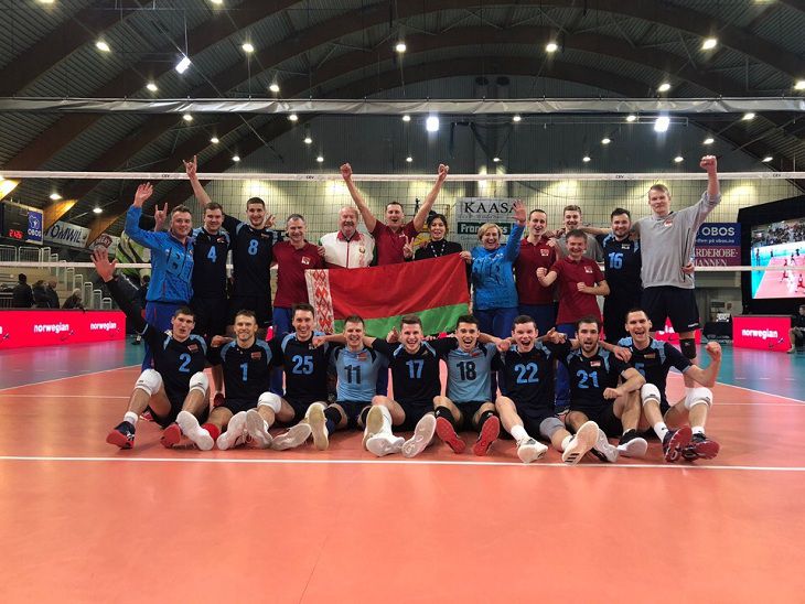 Voleibaliștii din Belarus și-au recunoscut adversarii la Campionatele Europene