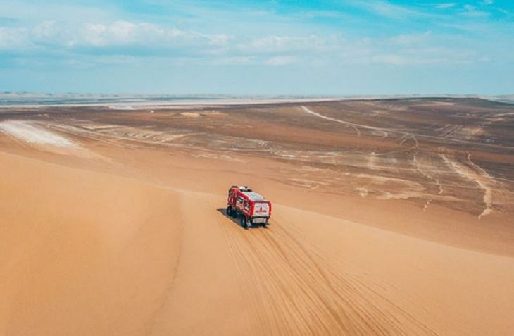 Dakar 2019. MAZ al lui Serghei Vyazovich a ocupat locul trei la etapa a 5-a