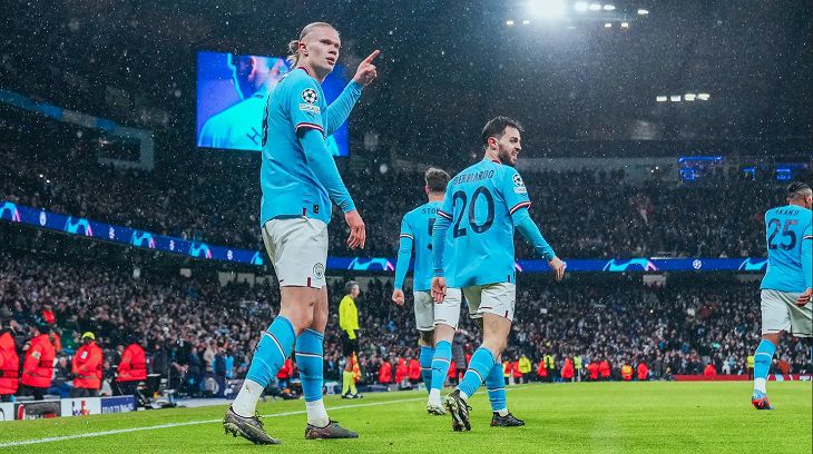 În 1/8 din Liga Campionilor, Manchester City a învins Leipzig: Haaland a marcat 5 goluri