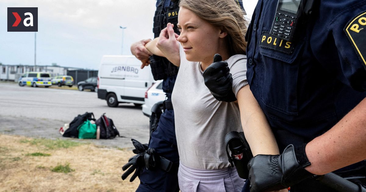 Greta Thunberg a fost reținută la un protest împotriva schimbărilor climatice de la Bruxelles