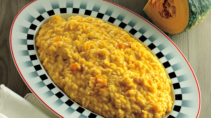 Risotto cremos de dovleac și lapte